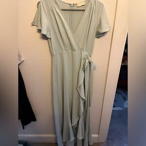 Altar’d state mint maxi dress